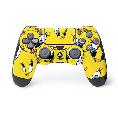 Looney Tunes Tweety Bird Super Sized Pattern PlayStation PS4 Skins