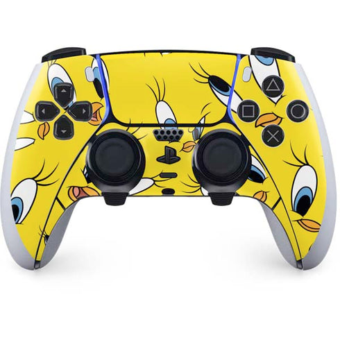 Looney Tunes Tweety Bird Super Sized Pattern PlayStation PS5 Skins