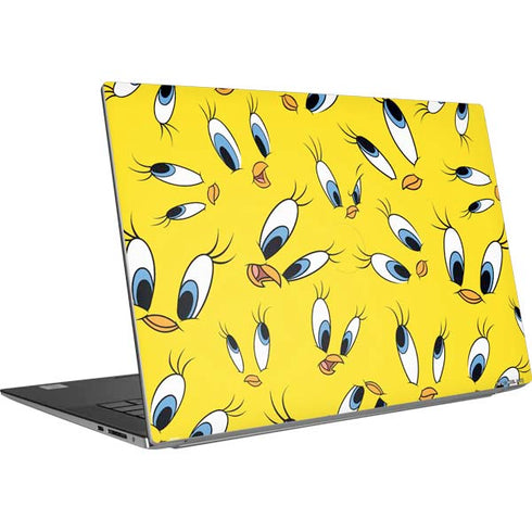 Looney Tunes Tweety Bird Super Sized Pattern Dell XPS Skin