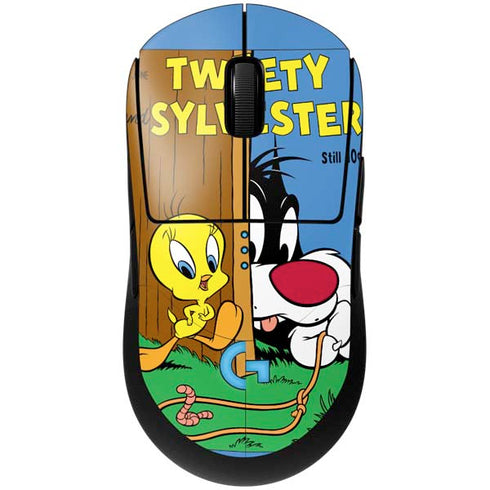 Looney Tunes Tweety Bird Sylvester Ten Cents G Pro Wireless Gaming Mouse Skin