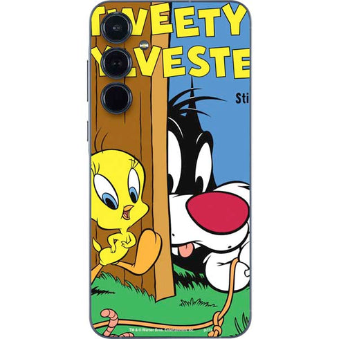 Looney Tunes Tweety Bird Sylvester Ten Cents Galaxy A55 5G Skin