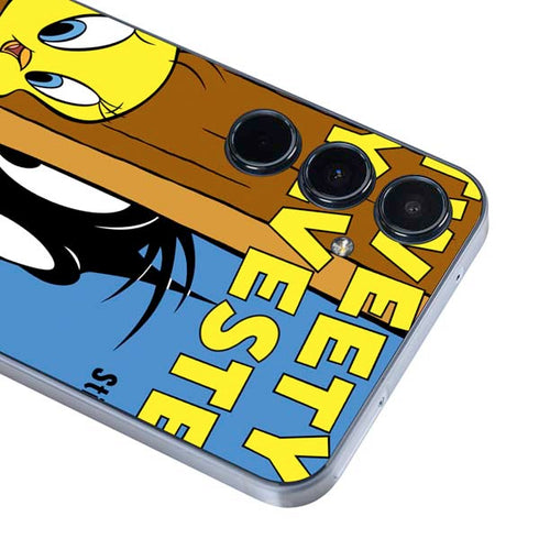 Looney Tunes Tweety Bird Sylvester Ten Cents Galaxy A55 5G Skin