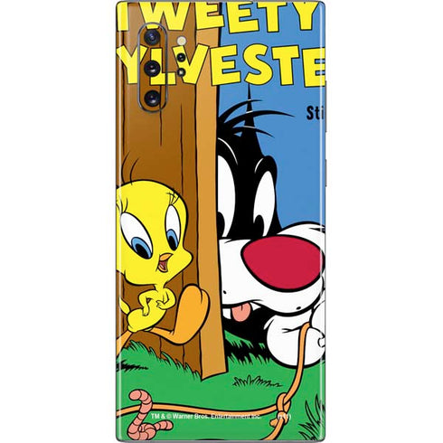 Looney Tunes Tweety Bird Sylvester Ten Cents Galaxy Note 10 Plus Skin