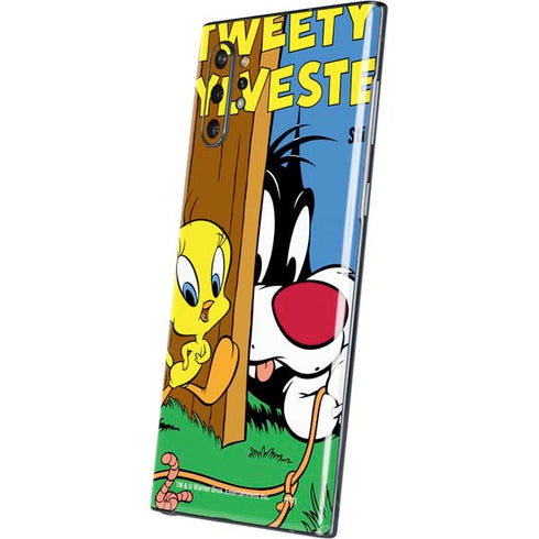 Looney Tunes Tweety Bird Sylvester Ten Cents Galaxy Note 10 Plus Skin