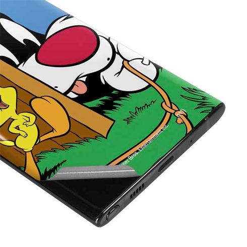 Looney Tunes Tweety Bird Sylvester Ten Cents Galaxy Note 10 Plus Skin
