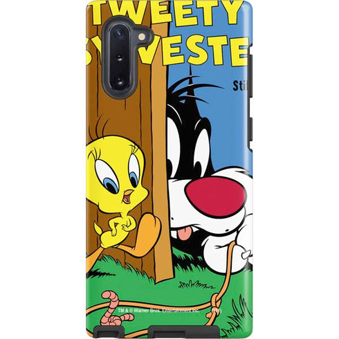 Looney Tunes Tweety Bird Sylvester Ten Cents Galaxy Cases