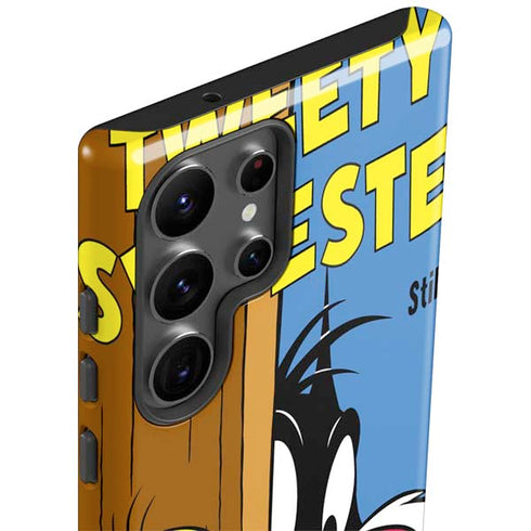 Looney Tunes Tweety Bird Sylvester Ten Cents Galaxy S23 Ultra Pro Case