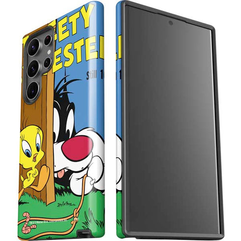 Looney Tunes Tweety Bird Sylvester Ten Cents Galaxy S23 Ultra Pro Case