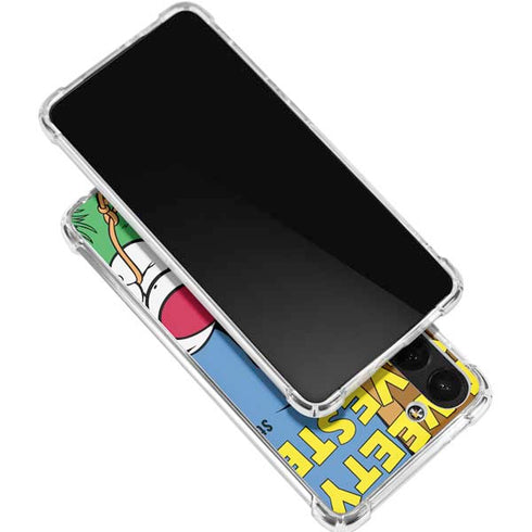Looney Tunes Tweety Bird Sylvester Ten Cents Galaxy S24 FE Clear Case