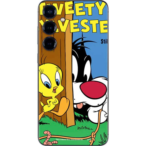 Looney Tunes Tweety Bird Sylvester Ten Cents Galaxy S24 Skin