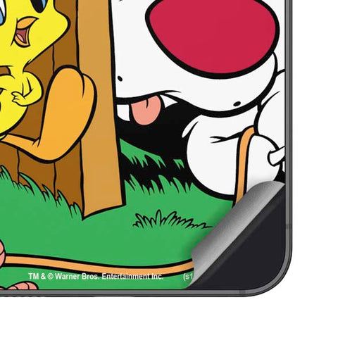 Looney Tunes Tweety Bird Sylvester Ten Cents Galaxy S25 Skin