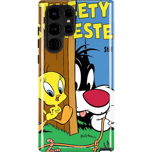 Looney Tunes Tweety Bird Sylvester Ten Cents Galaxy Cases