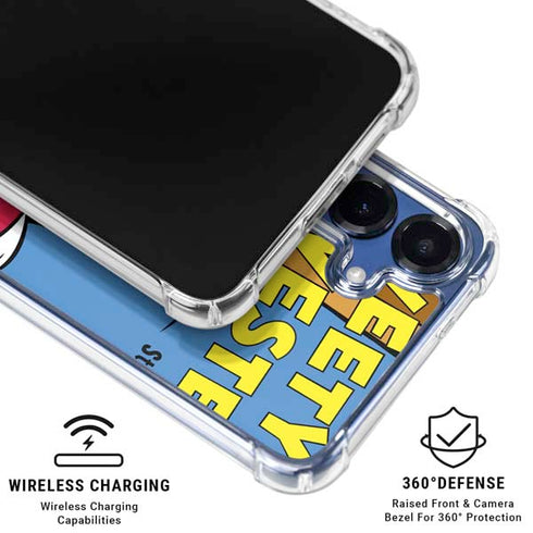 Looney Tunes Tweety Bird Sylvester Ten Cents Galaxy S25 Clear Case