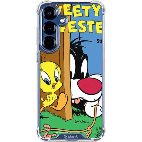Looney Tunes Tweety Bird Sylvester Ten Cents Galaxy S25 Plus Clear Case