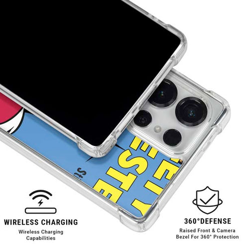 Looney Tunes Tweety Bird Sylvester Ten Cents Galaxy S25 Ultra Clear Case