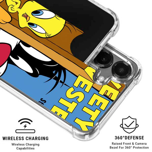Looney Tunes Tweety Bird Sylvester Ten Cents Galaxy S26 Clear Case