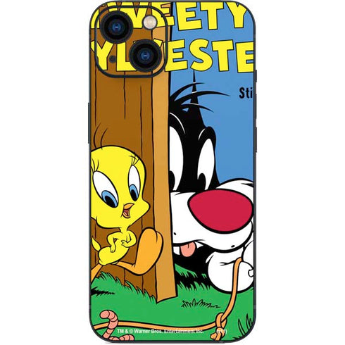 Looney Tunes Tweety Bird Sylvester Ten Cents iPhone Skins