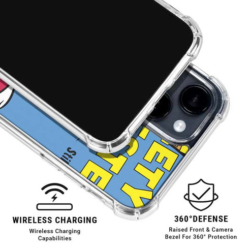 Looney Tunes Tweety Bird Sylvester Ten Cents iPhone 15 Clear Case