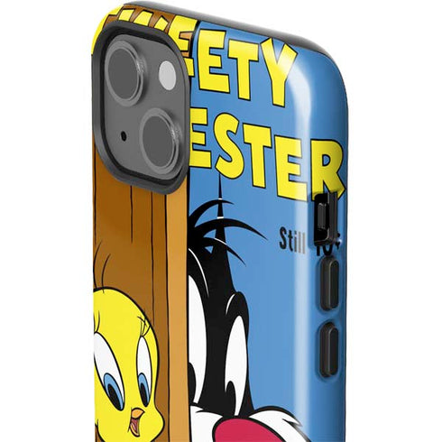 Looney Tunes Tweety Bird Sylvester Ten Cents iPhone 15 Impact Case