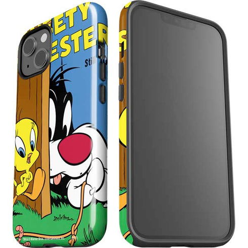 Looney Tunes Tweety Bird Sylvester Ten Cents iPhone 15 Impact Case