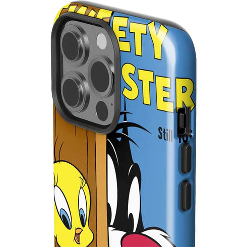 Looney Tunes Tweety Bird Sylvester Ten Cents iPhone 15 Pro Impact Case