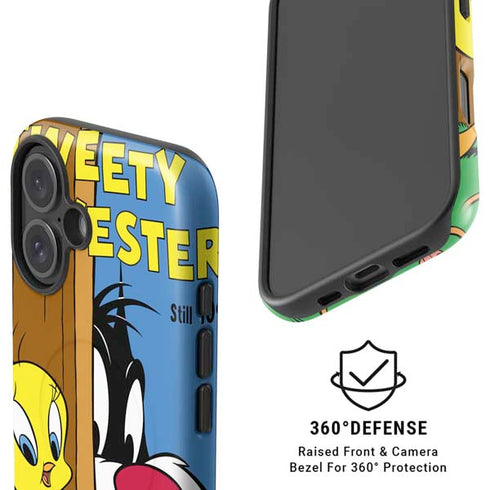 Looney Tunes Tweety Bird Sylvester Ten Cents iPhone 16 Magsafe Impact Case