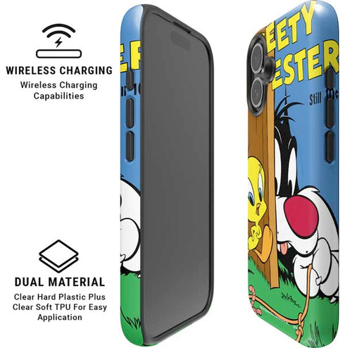 Looney Tunes Tweety Bird Sylvester Ten Cents iPhone 16 Magsafe Impact Case