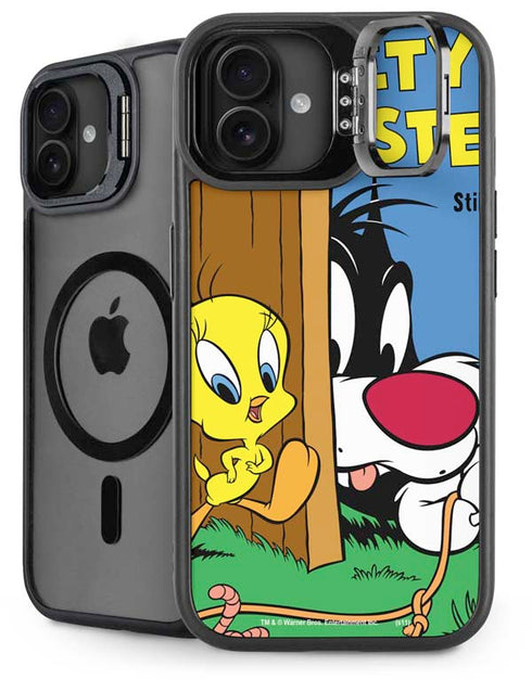 Looney Tunes Tweety Bird Sylvester Ten Cents iPhone 16 Plus Kickstand Case