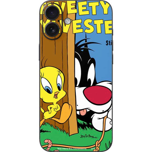 Looney Tunes Tweety Bird Sylvester Ten Cents iPhone 16 Plus Skin