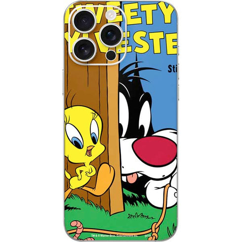 Looney Tunes Tweety Bird Sylvester Ten Cents iPhone 16 Pro Max Skin