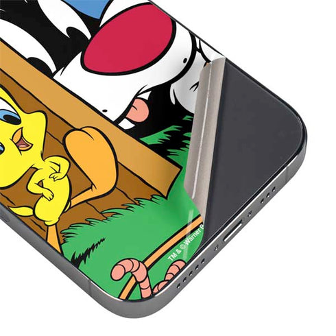 Looney Tunes Tweety Bird Sylvester Ten Cents iPhone 16 Pro Skin