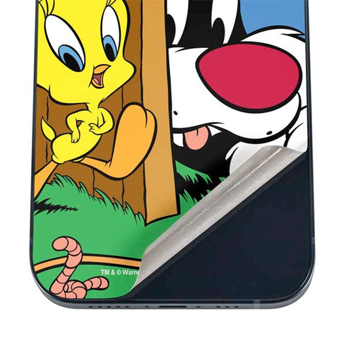 Looney Tunes Tweety Bird Sylvester Ten Cents iPhone 16 Skin
