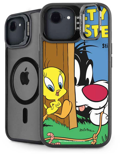 Looney Tunes Tweety Bird Sylvester Ten Cents iPhone 16e Kickstand Case