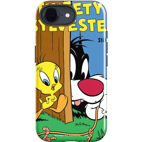 Looney Tunes Tweety Bird Sylvester Ten Cents iPhone 16e Impact Case