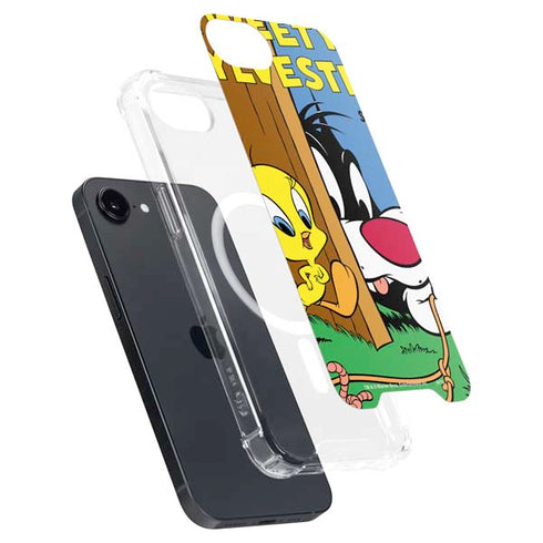 Looney Tunes Tweety Bird Sylvester Ten Cents iPhone 16e MagSafe Case