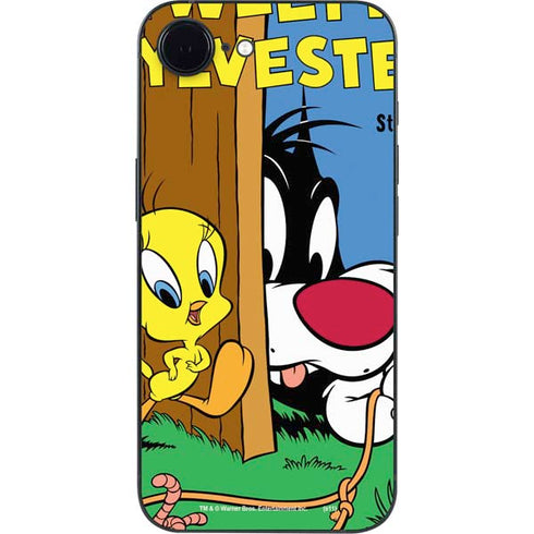 Looney Tunes Tweety Bird Sylvester Ten Cents iPhone 16e Skin