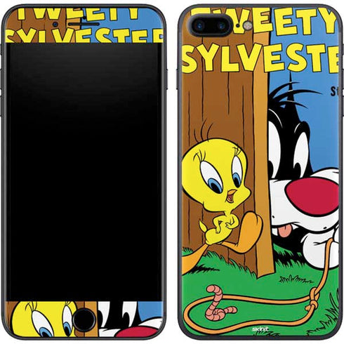 Looney Tunes Tweety Bird Sylvester Ten Cents iPhone 7 Plus Skin