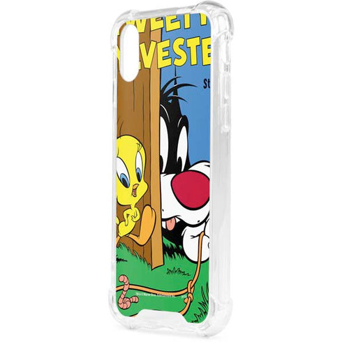Looney Tunes Tweety Bird Sylvester Ten Cents iPhone XS Clear Case