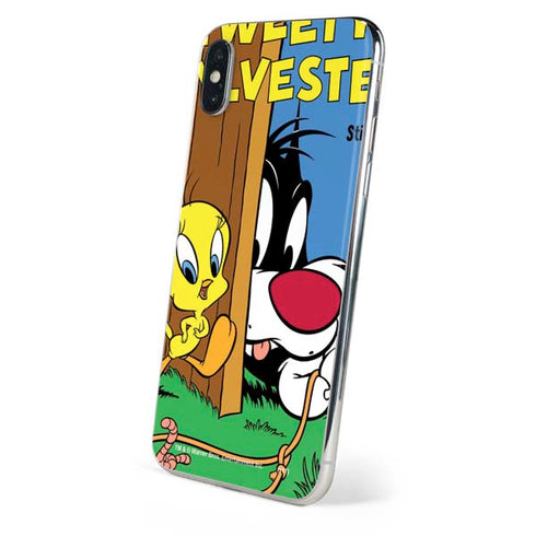 Looney Tunes Tweety Bird Sylvester Ten Cents iPhone XS Max Skin