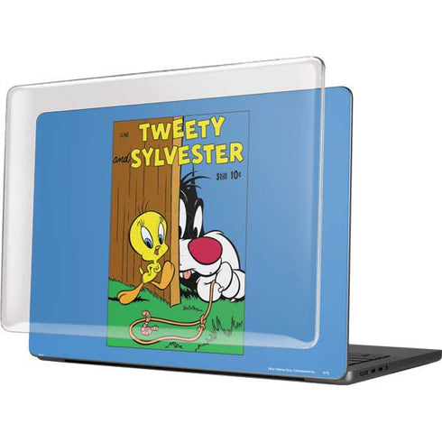 Looney Tunes Tweety Bird Sylvester Ten Cents MacBook Pro 14in (2021-24) Case plus Skin