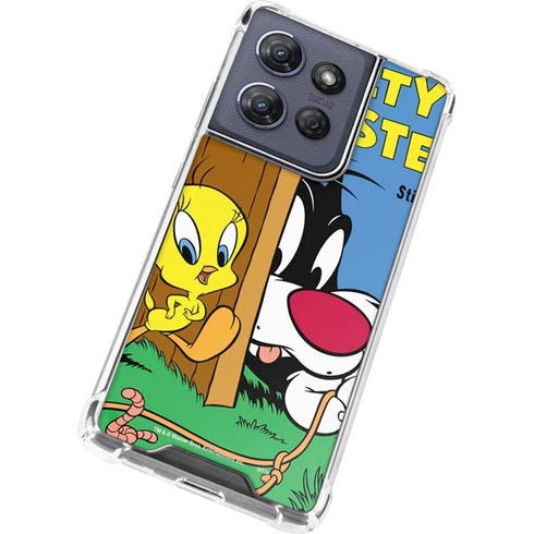 Looney Tunes Tweety Bird Sylvester Ten Cents Moto G 5G (2025) Clear Case