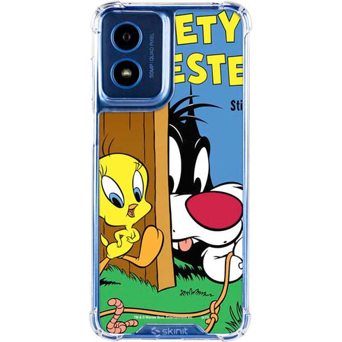 Looney Tunes Tweety Bird Sylvester Ten Cents Moto G Play 4G (2024) Clear Case