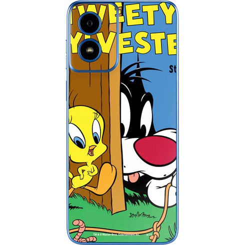 Looney Tunes Tweety Bird Sylvester Ten Cents Moto G Play 4G (2024) Skin