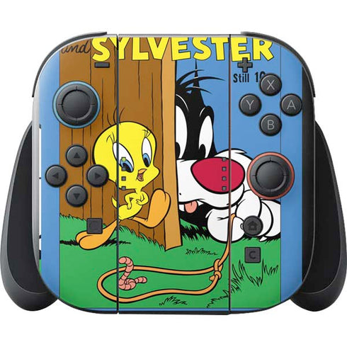 Looney Tunes Tweety Bird Sylvester Ten Cents Nintendo Switch 2 (2025) with Joy-Con Skin
