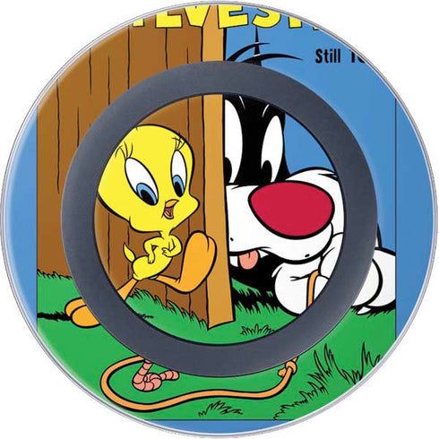 Looney Tunes Tweety Bird Sylvester Ten Cents Wireless Charger Skin