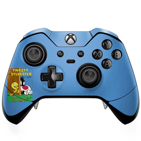 Looney Tunes Tweety Bird Sylvester Ten Cents Xbox One Elite Controller Skin