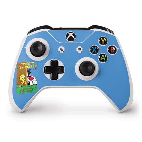 Looney Tunes Tweety Bird Sylvester Ten Cents Xbox One S Controller Skin