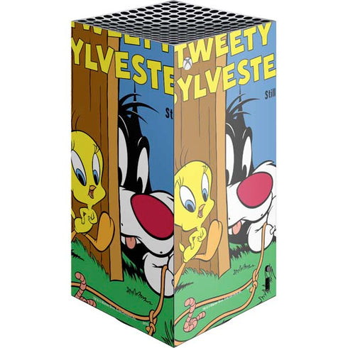 Looney Tunes Tweety Bird Sylvester Ten Cents XBox Series X Digital Edition Console Skin