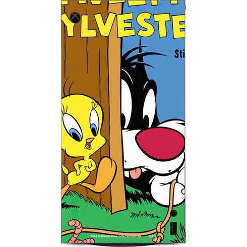 Looney Tunes Tweety Bird Sylvester Ten Cents XBox Series X Digital Edition Console Skin