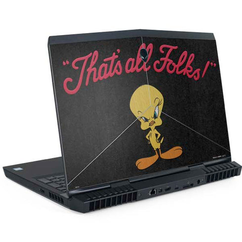Looney Tunes Tweety Bird Thats All Folks Dell Alienware Skin